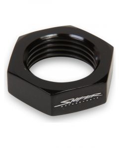 Holley Adapter -6AN Bulkhead Nut Black