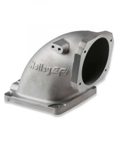 Holley Throttle Body Intake Elbow 105mm Bore Size Aluminium Natural 45
