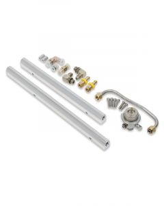 Holley Fuel Rail EFI Aluminium Clear Anodised Universal Holley Stealth