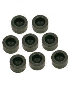 Manley Lash Caps Steel 7mm Valve Stem .085 in. Thick Set of 8