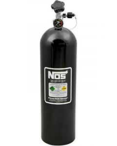 Nitrous Oxide Systems 15lb. Bottle with Black Finish & Super Hi Flo Valve