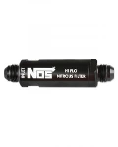 Nitrous Oxide Systems High Pressure Filter -8AN x -8AN in-line 140 Micron Black