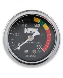 Nitrous Oxide Systems Pressure Gauge Black 1-1/2" 0-1500 PSI
