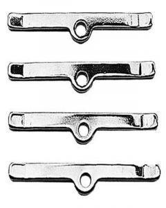 Proflow Valve Cover Spreader Bars Chrome Kit SB Chev 4-3/4 long