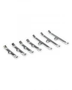 Proflow Valve Cover Spreader Bars Chrome Kit BB Chev