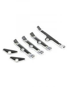 Proflow Valve Cover Spreader Bars Chrome Kit SB Ford 289 351W