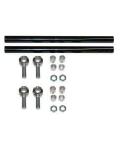 QA1 Control Arms Tubular Aluminum Black Powdercoated Rear Lower X Serie