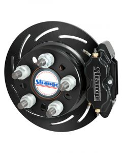 Strange Disc Brakes Rear Late Big Ford Soft Pads 2 Piece Rotor Kit