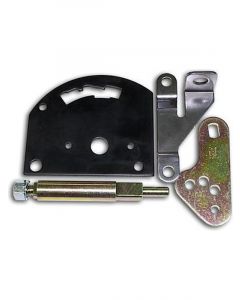 TCI Automotive Gate Plate Steel Black 2-Speed Forward Pattern GM Outlaw