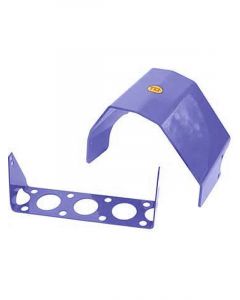 TCI Automotive Automatic Transmission Shield Case Aluminum Blue Powderc