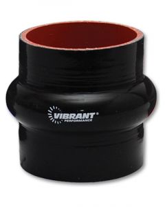 Vibrant Performance Hump Hose Coupler, 1.00" ID x 3.00" Long - Black