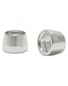 Vibrant Performance PTFE Hose Olive Inserts, -4AN Aluminum