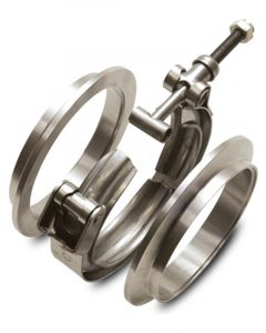 Vibrant Performance V-Band Titanium Flange Assembly, for 2.50" OD Tubing