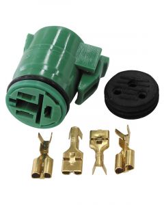 Aeroflow 3-Pin Round Alternator Plug For Nippon Denso