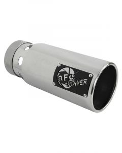 AFE SATURN 4S 4in SS Intercooled Exhaust Tip Polished 4in" x 5in