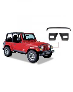 Bushwacker 97-06 For Jeep Wrangler Trail Armor Hood Stone Guard and 2 Fr
