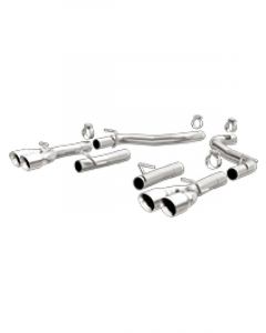 MagnaFlow Axle-Back, SS, 2.5in, Quad Split Rear 3.5in Tip 2015 For Dodge