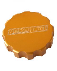 Aeroflow Billet Radiator Cap Cover Suit Small Cap Gold