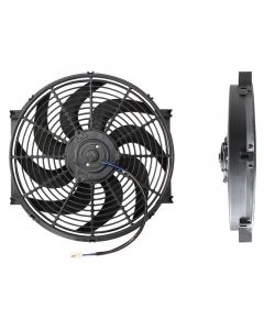 Aeroflow 14 Inch Electric Thermo Fan Curved Blades