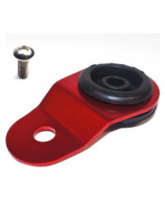 Torque Solution Radiator Mount w/ Insert RED : For Mitsubishi Evolu