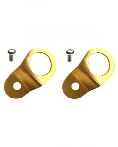 Torque Solution Radiator Mount Combo Gold : For Mitsubishi Evolutio