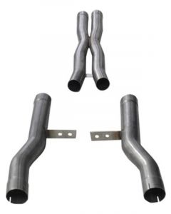 Corsa For 15-19 Dodge Challenger 6.4L V8 2.75in Resonator Delete Kit