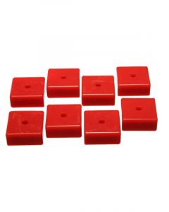Energy Suspension Leaf Spring Pad 2-1/16In. Sq X 3/8In. Id X 15/16in.