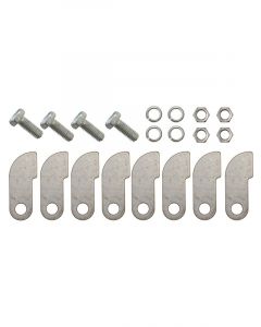 Aeroflow Replacement Merge Collector Tabs x 8 Tabs & x 4 Bolts