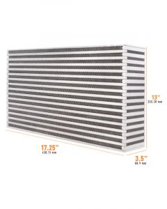 Mishimoto Universal Air-to-Air Intercooler Core 17.25in / 13in / 3.5i