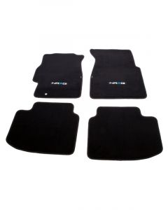 NRG Floor Mats For 96-00 Honda Civic 2DR & 3DR EK9 Logo 4pc.