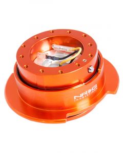 NRG Quick Release Kit Gen 2.5 Orange Body / Titanium Chrome Ring