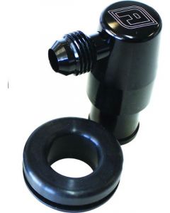 Aeroflow Billet PCV Valve With -6AN Black