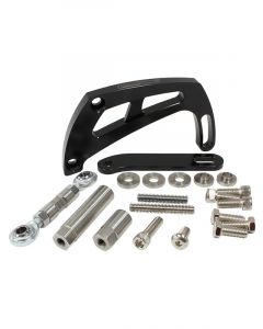 Aeroflow Alloy Power Steering Bracket High Mount Passenger Side AF64-4011BLK