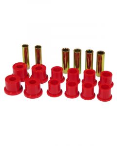 Prothane For 82-96 Ford Rear Spring & Shackle Bushings Red