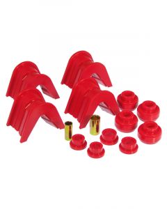 Prothane For 66-79 Ford Trucks 14-Piece Bushing Set 7deg Offset Red