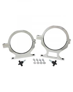Aeroflow Nitrous Bottle Brackets Polished For 10lb. & 15lb Bottles