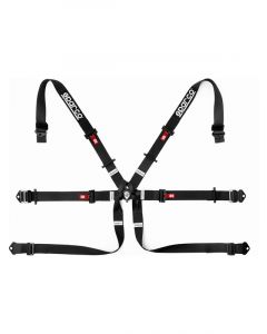 Sparco BELT 6 PNT 2in FORMULA BLK