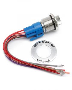 Wilwood Electronic Parking Brake Caliper Switch Kit w/ On/Off Sticke…