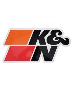 K&N Decal Die Cut, 5-1/2" X 2-31/32" w/ K&N Logo Black
