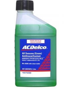 AC Delco All Seasons 1L Green Antifreeze Coolant