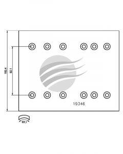 Textar Commercial Lining For Rockwell Axle