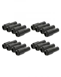 AFR Rocker Arm Nut 3/8-24" Thread Steel Black Girdle For Chevy V8 Set of 16 