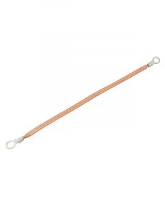 Allstar Performance Ground Strap Gauge 12" Long 5/16" Wide 3/8" Ring terminals
