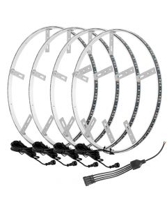 Oracle Lighting LED Illuminated Wheel Rings Colorshift 15" No Remote