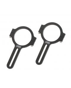 Joes Racing Mirror Bracket Clamp-On 2-1/2" Long 1-3/4" OD Tube Pair 