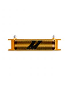Mishimoto Universal -8AN 10 Row Oil Cooler Gold 