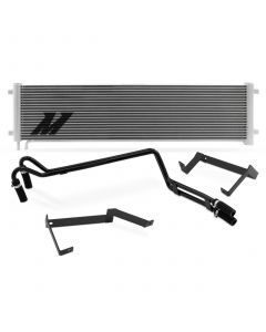 Mishimoto For 11-16 Ford Powerstroke Transmission Cooler Kit Silver