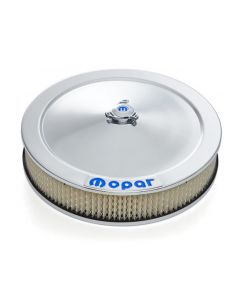 Proform Air Cleaner Assembly 14" Round 5-1/8" Carb Flange Chrome Kit 