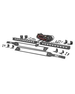 Rough Country Grille Lights Black Series LED 4800 Lumen Dual 10" Strips