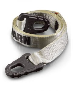 Warn Tow Rope Tree Strap Premium 2" Wide 8 ft Long 14400lb Nylon White
